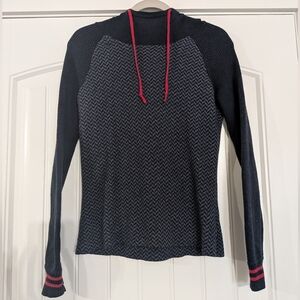 Smartwool Herringbone Hooded Merino Wool Sweater